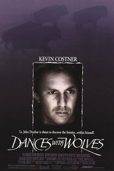 DANCES WITH WOLVES (DOUBLE SIDED Regular) (1990) ORIGINAL CINEMA POSTER DANCES WITH WOLVES (DOUBLE SIDED Regular) (1990) ORIGINAL CINEMA POSTER
