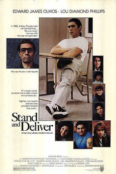 STAND AND DELIVER (1988) ORIGINAL CINEMA POSTER STAND AND DELIVER (1988) ORIGINAL CINEMA POSTER