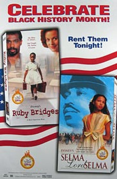 RUBY BRIDGES/SELMA LORD SELMA (Video Combo) (1998) ORIGINAL CINEMA POSTER RUBY BRIDGES/SELMA LORD SELMA (Video Combo) (1998) ORIGINAL CINEMA POSTER
