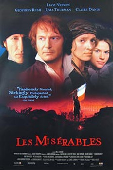 LES MISERABLES (Video) (1998) ORIGINAL CINEMA POSTER LES MISERABLES (Video) (1998) ORIGINAL CINEMA POSTER