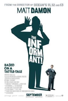 THE INFORMANT! double sided US ONE SHEET (2009) ORIGINAL CINEMA POSTER THE INFORMANT! double sided US ONE SHEET (2009) ORIGINAL CINEMA POSTER