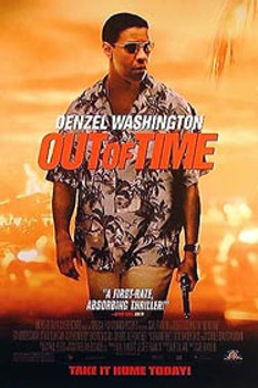 OUT OF TIME (Single Sided Video) ORIGINAL VIDEO/DVD AD POSTER OUT OF TIME (Single Sided Video) ORIGINAL VIDEO/DVD AD POSTER