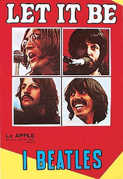 LET IT BE (Italian Reprint) REPRINT POSTER LET IT BE (Italian Reprint) REPRINT POSTER