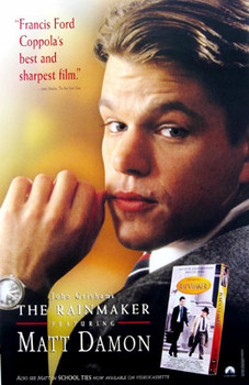 THE RAINMAKER (Video) ORIGINAL VIDEO/DVD AD POSTER THE RAINMAKER (Video) ORIGINAL VIDEO/DVD AD POSTER