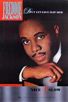 FREDDIE JACKSON ('88 Promo Poster) ORIGINAL MUSIC POSTER FREDDIE JACKSON ('88 Promo Poster) ORIGINAL MUSIC POSTER