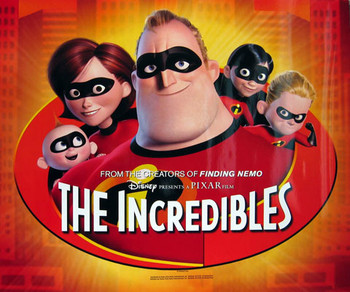 THE INCREDIBLES (Single Sided Glossy Mini Poster) ORIGINAL CINEMA POSTER THE INCREDIBLES (Single Sided Glossy Mini Poster) ORIGINAL CINEMA POSTER