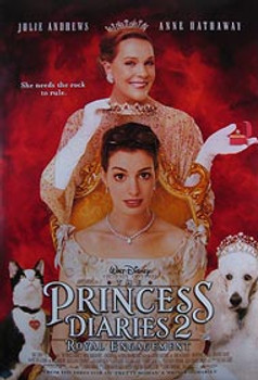 THE PRINCESS DIARIES 2 (Double Sided Regular) ORIGINAL CINEMA POSTER THE PRINCESS DIARIES 2 (Double Sided Regular) ORIGINAL CINEMA POSTER