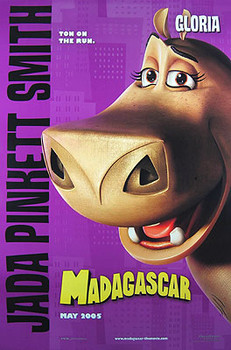 MADAGASCAR (Double Sided Advance Gloria) ORIGINAL CINEMA POSTER MADAGASCAR (Double Sided Advance Gloria) ORIGINAL CINEMA POSTER