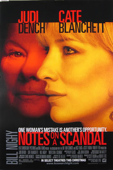 NOTES ON A SCANDAL (Double Sided Regular) ORIGINAL CINEMA POSTER NOTES ON A SCANDAL (Double Sided Regular) ORIGINAL CINEMA POSTER