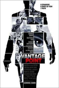 VANTAGE POINT (Double Sided Advance) ORIGINAL CINEMA POSTER VANTAGE POINT (Double Sided Advance) ORIGINAL CINEMA POSTER