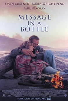MESSAGE IN A BOTTLE (Video) ORIGINAL VIDEO/DVD AD POSTER MESSAGE IN A BOTTLE (Video) ORIGINAL VIDEO/DVD AD POSTER