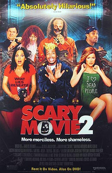 SCARY MOVIE 2 (Video) ORIGINAL VIDEO/DVD AD POSTER SCARY MOVIE 2 (Video) ORIGINAL VIDEO/DVD AD POSTER
