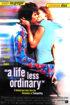 A LIFE LESS ORDINARY (Video) ORIGINAL VIDEO/DVD AD POSTER A LIFE LESS ORDINARY (Video) ORIGINAL VIDEO/DVD AD POSTER