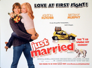 JUST MARRIED ORIGINAL CINEMA POSTER JUST MARRIED ORIGINAL CINEMA POSTER
