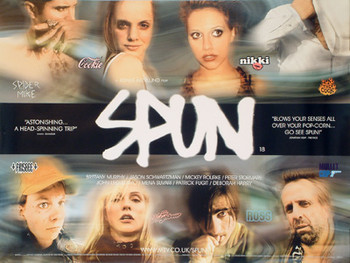SPUN (DOUBLE SIDED) ORIGINAL CINEMA POSTER SPUN (DOUBLE SIDED) ORIGINAL CINEMA POSTER