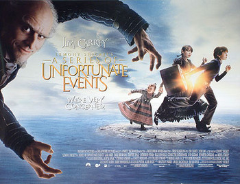 LEMONY SNICKET'S A SERIES OF UNFORTUNATE EVENTS (SINGLE SIDED) ORIGINAL CINEMA POSTER LEMONY SNICKET'S A SERIES OF UNFORTUNATE EVENTS (SINGLE SIDED) ORIGINAL CINEMA POSTER