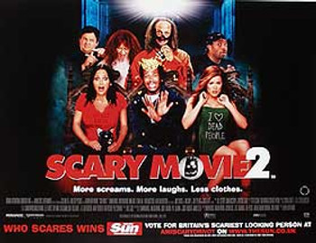 SCARY MOVIE 2 ORIGINAL CINEMA POSTER SCARY MOVIE 2 ORIGINAL CINEMA POSTER