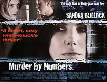 MURDER BY NUMBERS ORIGINAL CINEMA POSTER MURDER BY NUMBERS ORIGINAL CINEMA POSTER