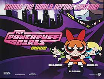 POWERPUFF GIRLS (DOUBLE SIDED) ORIGINAL CINEMA POSTER POWERPUFF GIRLS (DOUBLE SIDED) ORIGINAL CINEMA POSTER