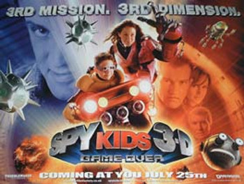 SPY KIDS 3D - GAME OVER (Double Sided Advance) ORIGINAL CINEMA POSTER SPY KIDS 3D - GAME OVER (Double Sided Advance) ORIGINAL CINEMA POSTER