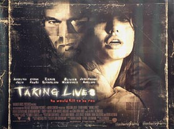 TAKING LIVES (DOUBLE SIDED) ORIGINAL CINEMA POSTER TAKING LIVES (DOUBLE SIDED) ORIGINAL CINEMA POSTER