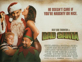 BAD SANTA ORIGINAL CINEMA POSTER BAD SANTA ORIGINAL CINEMA POSTER