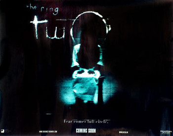 THE RING TWO (DOUBLE SIDED) ORIGINAL CINEMA POSTER THE RING TWO (DOUBLE SIDED) ORIGINAL CINEMA POSTER