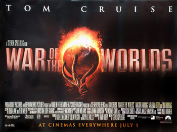 WAR OF THE WORLDS (SINGLE SIDED) ORIGINAL CINEMA POSTER WAR OF THE WORLDS (SINGLE SIDED) ORIGINAL CINEMA POSTER