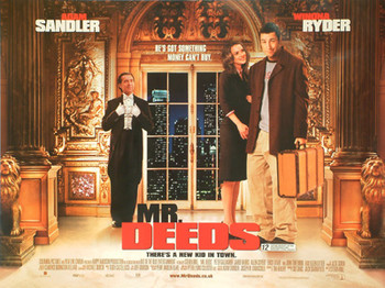 MR. DEEDS (DOUBLE SIDED) ORIGINAL CINEMA POSTER MR. DEEDS (DOUBLE SIDED) ORIGINAL CINEMA POSTER