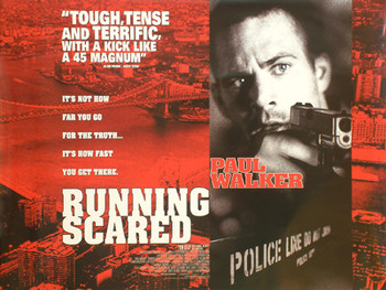 RUNNING SCARED ORIGINAL CINEMA POSTER RUNNING SCARED ORIGINAL CINEMA POSTER