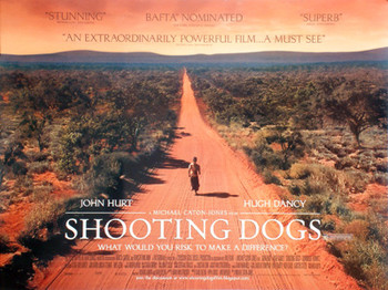 SHOOTING DOGS ORIGINAL CINEMA POSTER SHOOTING DOGS ORIGINAL CINEMA POSTER
