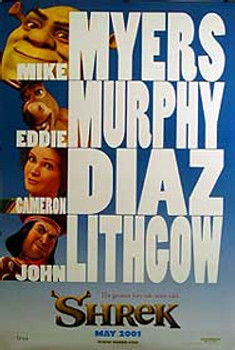 SHREK (Advance Double-sided) ORIGINAL CINEMA POSTER SHREK (Advance Double-sided) ORIGINAL CINEMA POSTER