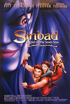 SINBAD: LEGEND OF THE SEVEN SEAS (Double Sided Regular) ORIGINAL CINEMA POSTER SINBAD: LEGEND OF THE SEVEN SEAS (Double Sided Regular) ORIGINAL CINEMA POSTER