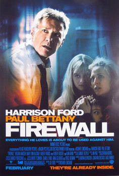 FIREWALL (Double-sided Regular) ORIGINAL CINEMA POSTER FIREWALL (Double-sided Regular) ORIGINAL CINEMA POSTER