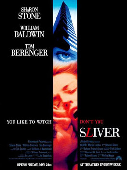 SLIVER (Double Sided Regular) ORIGINAL CINEMA POSTER SLIVER (Double Sided Regular) ORIGINAL CINEMA POSTER