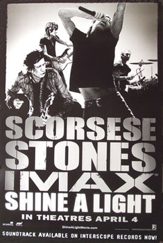 SHINE A LIGHT (Single Sided Regular Style B) ORIGINAL CINEMA POSTER SHINE A LIGHT (Single Sided Regular Style B) ORIGINAL CINEMA POSTER