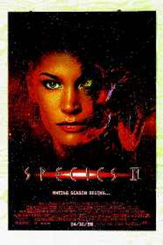 Species II (single sided regular) ORIGINAL CINEMA POSTER Species II (single sided regular) ORIGINAL CINEMA POSTER