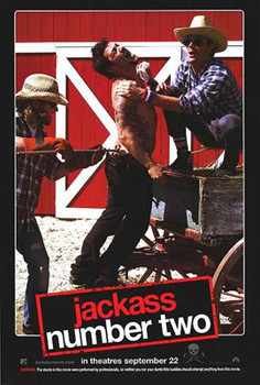 JACKASS THE MOVIE NUMBER 2 (DOUBLE SIDED) ORIGINAL CINEMA POSTER JACKASS THE MOVIE NUMBER 2 (DOUBLE SIDED) ORIGINAL CINEMA POSTER