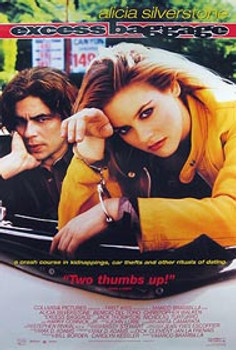 EXCESS BAGGAGE (Video) ORIGINAL VIDEO/DVD AD POSTER EXCESS BAGGAGE (Video) ORIGINAL VIDEO/DVD AD POSTER