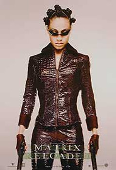 THE MATRIX RELOADED (Single Sided Advance Reprint Niobe Full Body) REPRINT POSTER THE MATRIX RELOADED (Single Sided Advance Reprint Niobe Full Body) REPRINT POSTER