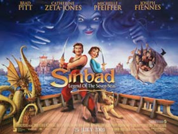 SINBAD LEGEND OF THE SEAS (Double Sided) ORIGINAL CINEMA POSTER SINBAD LEGEND OF THE SEAS (Double Sided) ORIGINAL CINEMA POSTER