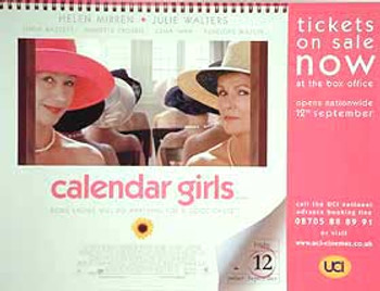 CALENDAR GIRLS ORIGINAL CINEMA POSTER CALENDAR GIRLS ORIGINAL CINEMA POSTER