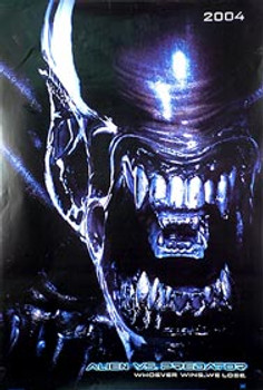 ALIEN VS PREDATOR (Alien Double Sided Advance) ORIGINAL CINEMA POSTER ALIEN VS PREDATOR (Alien Double Sided Advance) ORIGINAL CINEMA POSTER
