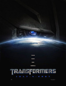 TRANSFORMERS (Double Sided Advance) ORIGINAL CINEMA POSTER TRANSFORMERS (Double Sided Advance) ORIGINAL CINEMA POSTER