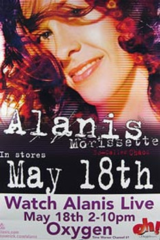 ALANIS MORISSETTE (Album Release) ORIGINAL MUSIC POSTER ALANIS MORISSETTE (Album Release) ORIGINAL MUSIC POSTER
