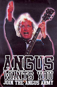AC/DC (Angus Army) ORIGINAL MUSIC POSTER AC/DC (Angus Army) ORIGINAL MUSIC POSTER