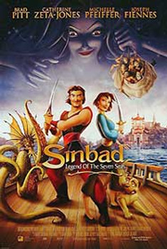 SINBAD: LEGEND OF THE SEVEN SEAS (Double Sided International) ORIGINAL CINEMA POSTER SINBAD: LEGEND OF THE SEVEN SEAS (Double Sided International) ORIGINAL CINEMA POSTER