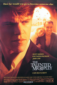 THE TALENTED MR. RIPLEY (Double Sided Regular) ORIGINAL CINEMA POSTER THE TALENTED MR. RIPLEY (Double Sided Regular) ORIGINAL CINEMA POSTER