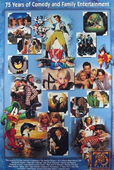 WARNER BROS 75TH ANNIVERSARY (Video) ORIGINAL VIDEO/DVD AD POSTER WARNER BROS 75TH ANNIVERSARY (Video) ORIGINAL VIDEO/DVD AD POSTER