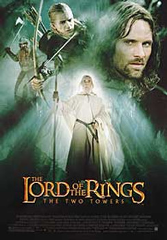THE LORD OF THE RINGS: THE TWO TOWERS (Gandalf Reprint) REPRINT POSTER THE LORD OF THE RINGS: THE TWO TOWERS (Gandalf Reprint) REPRINT POSTER